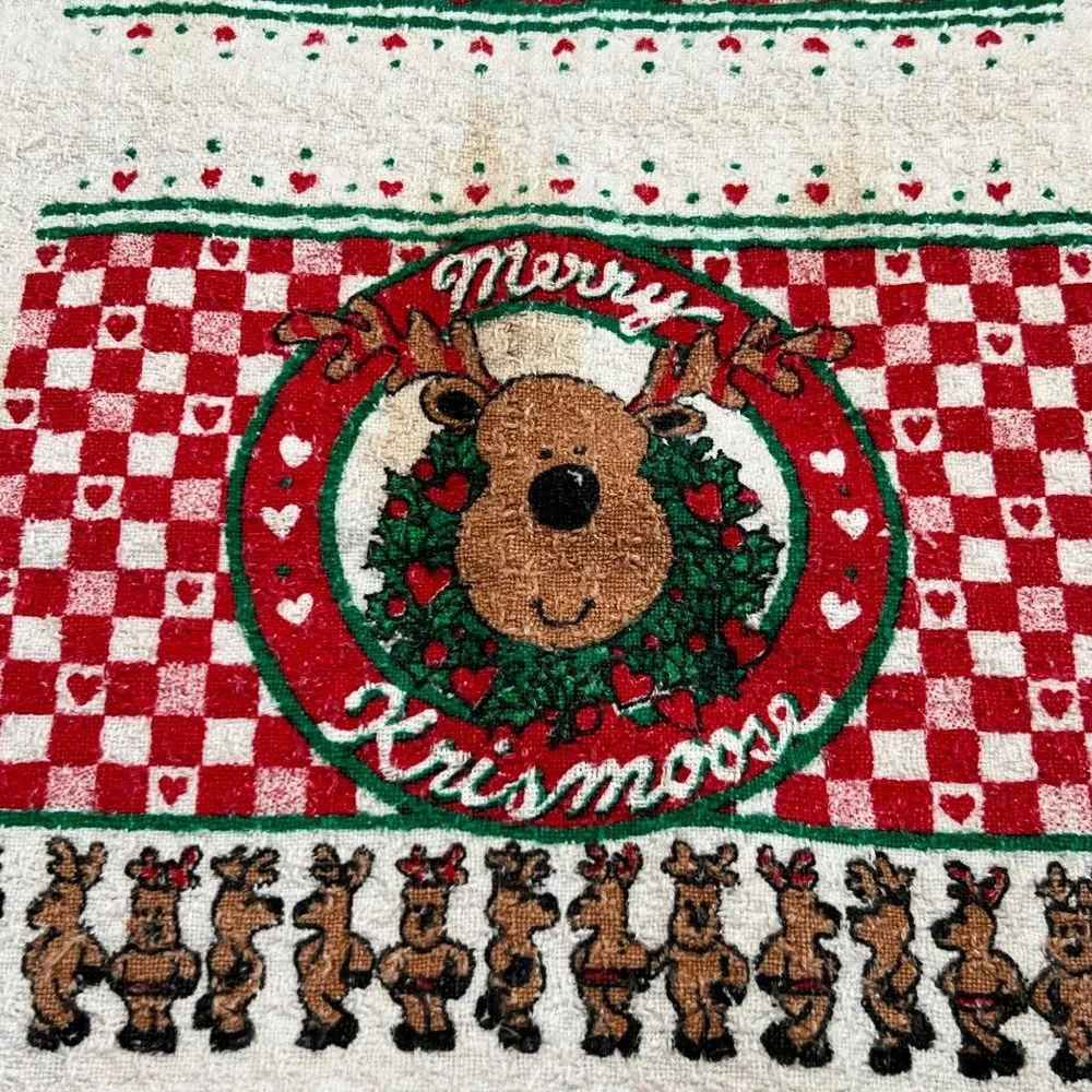 Country Classics by Franco Merry Krismoose Holiday set‎ of 2 Hand Towels